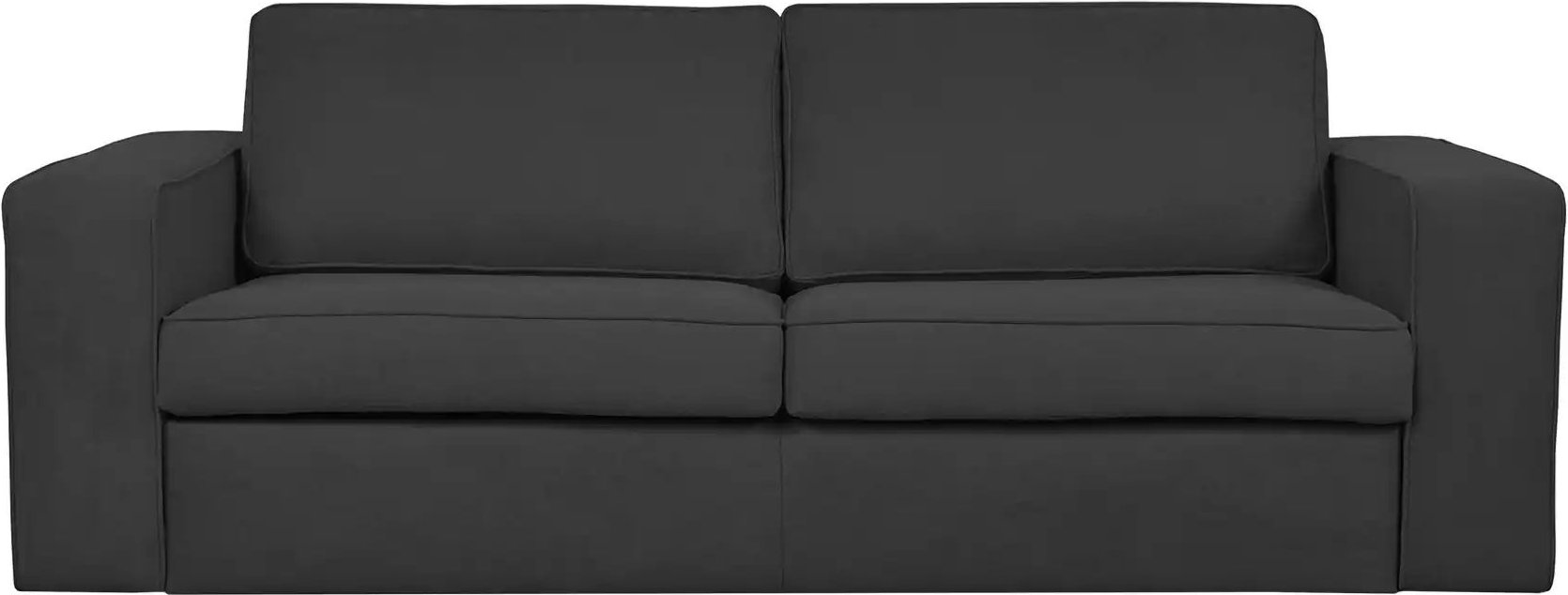 smart Schlafsofa  Celia ¦ schwarz ¦ Maße (cm): B: 206 H: 88 T: 95.0 Polstermöbel > Sofas > 3-Sitzer - Höffner