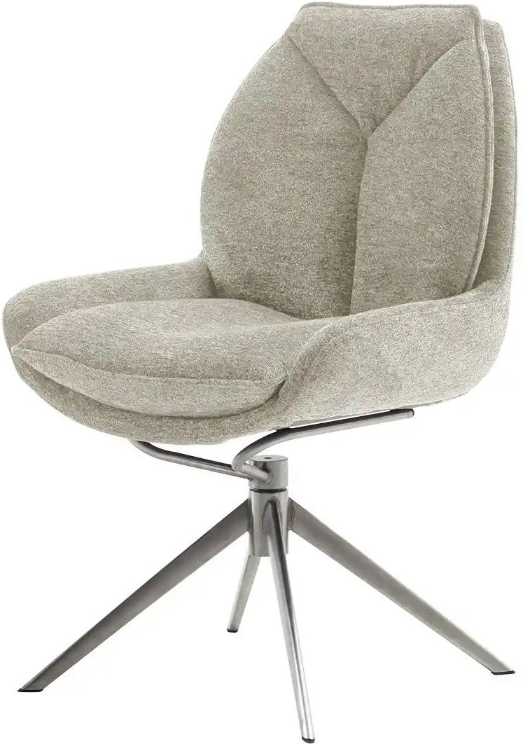 Esszimmerstuhl drehbar Eno ¦ creme ¦ Maße (cm): B: 59 H: 92 T: 67.0 Stühle > Küchenstühle > Polster Küchenstühle - Höffn...