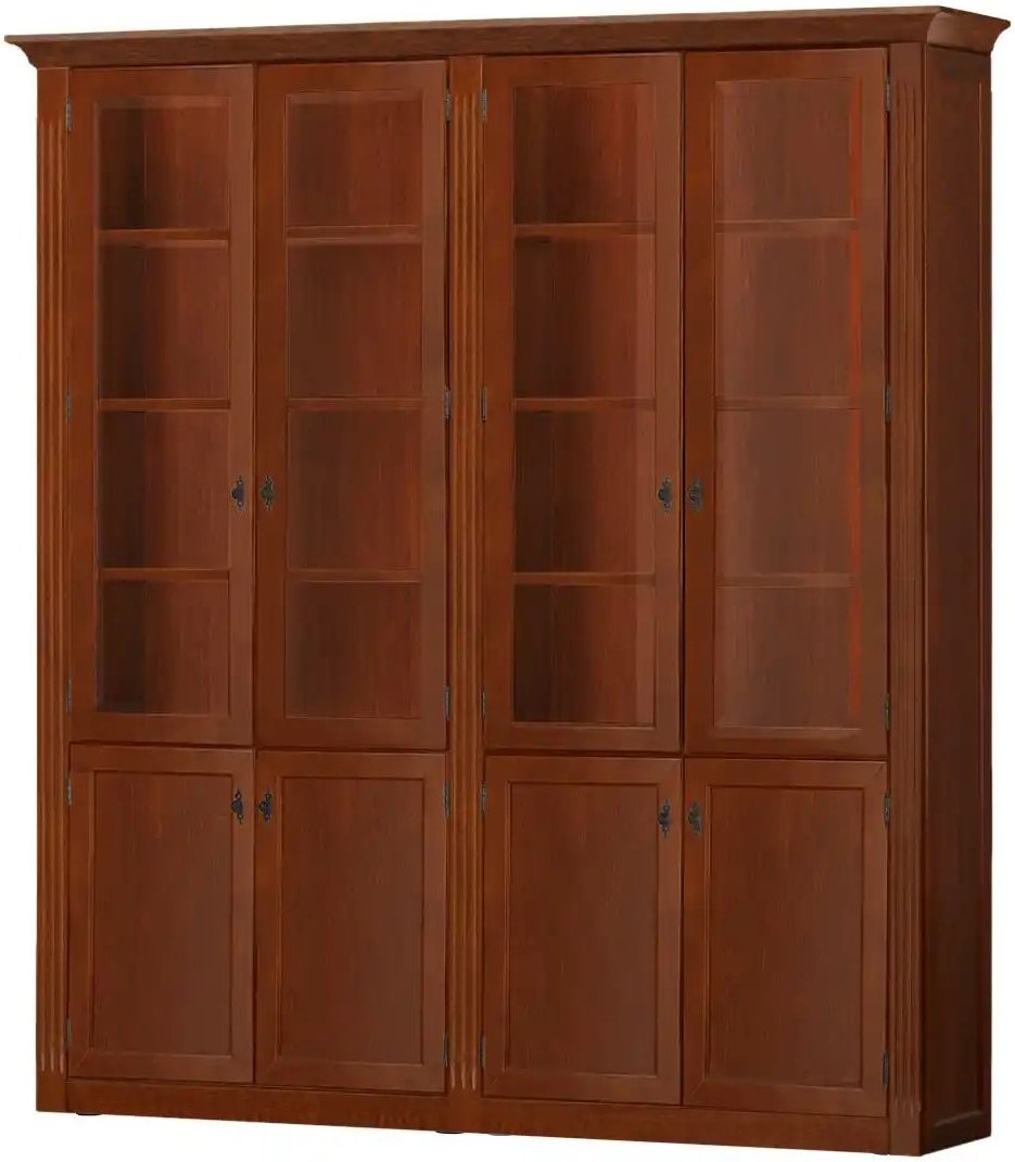 maison bleue Vitrine Petit Chalet ¦ braun ¦ Maße (cm): B: 208 H: 226 T: 44.0 Schränke > Vitrinen - Höffner