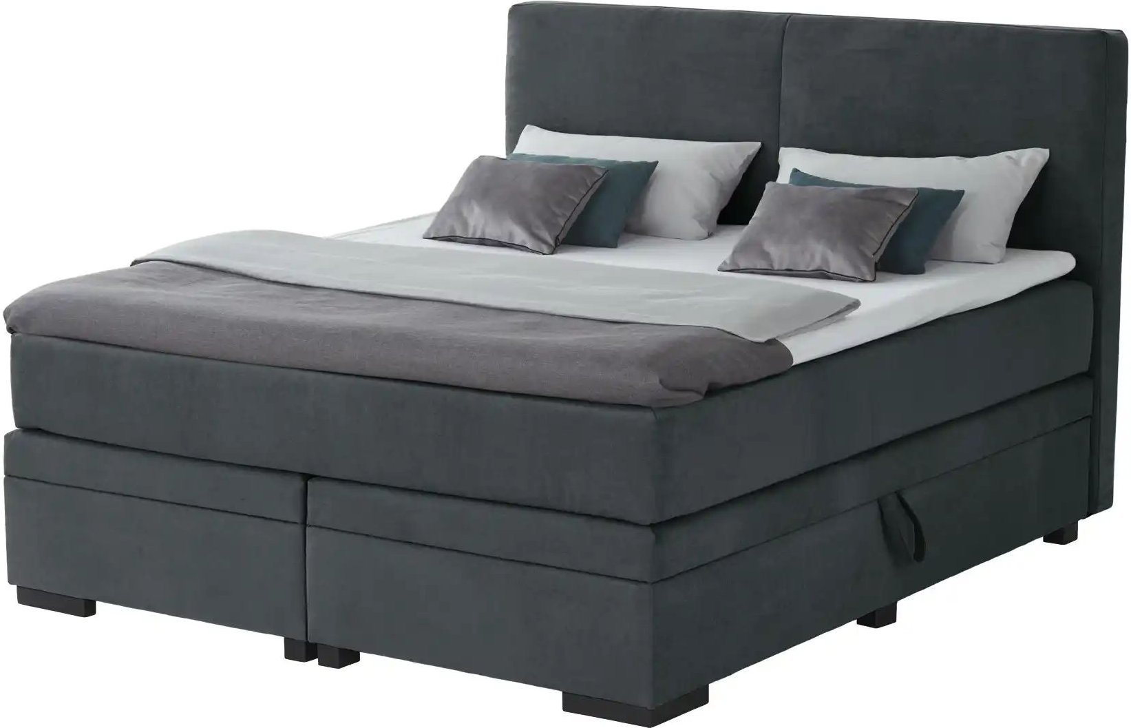 Boxi Boxspringbett mit Bettkasten Boxi Classic ¦ grau ¦ Maße (cm): B: 180 H: 125 Betten > Boxspringbetten - Höffner