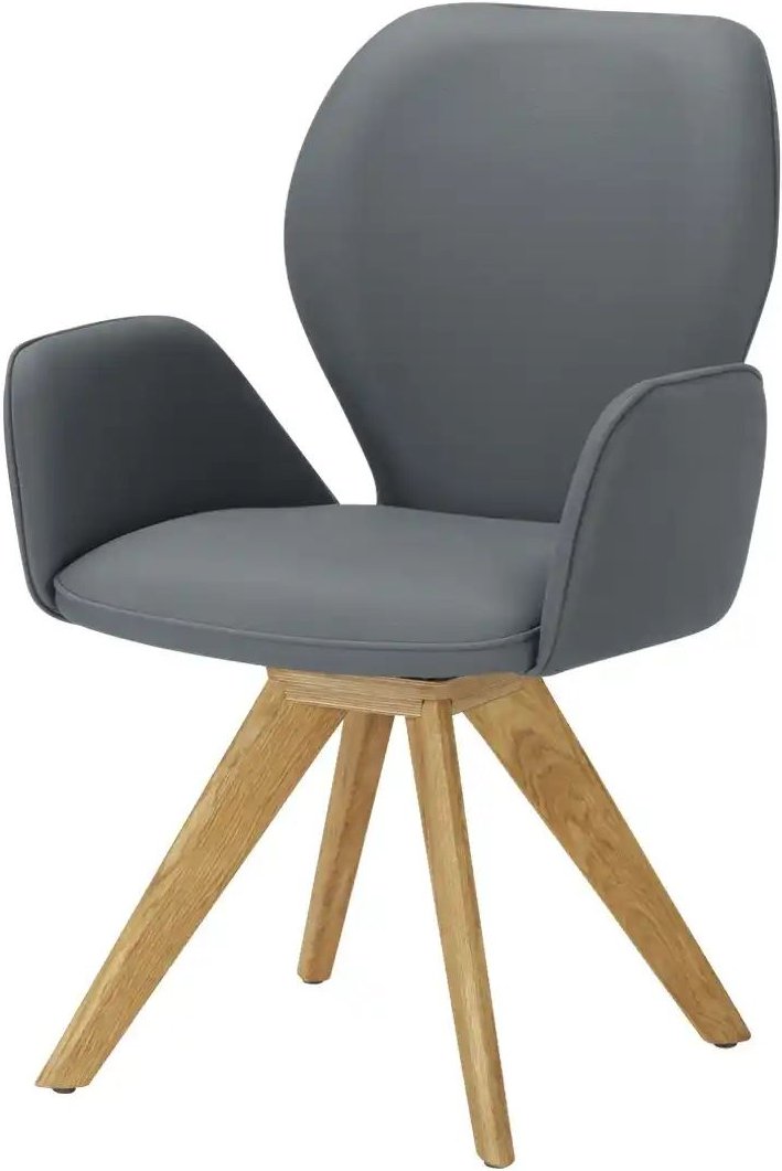 Thumbnail - Wohnwert Esszimmerstuhl Lea ¦ grau ¦ Maße (cm): B: 62 H: 92 T: 46.0 Stühle > Esszimmerstühle > Esszimmerstühle mit Arml...