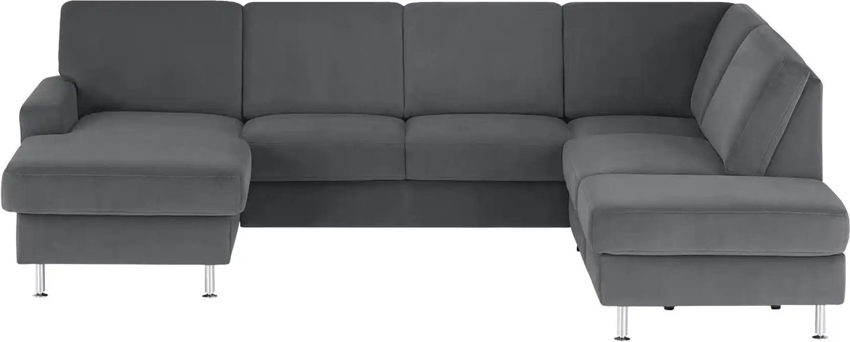 meinSofa Wohnlandschaft Mit verschiedenen Funktionen verfügbar Jana ¦ grau ¦ Maße (cm): B: 309 H: 87 T: 235.0 Polstermöb...