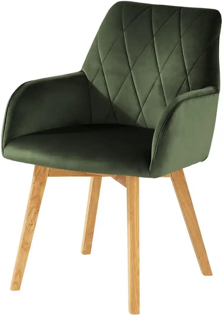 Woodford Armlehnstuhl Bristol ¦ grün ¦ Maße (cm): B: 60 H: 88 T: 67.0 Stühle > Esszimmerstühle > Esszimmerstühle mit Ar...