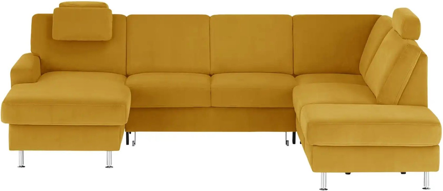 meinSofa Wohnlandschaft Mit verschiedenen Funktionen verfügbar Jana ¦ gelb ¦ Maße (cm): B: 309 H: 87 T: 235.0 Polstermöb...