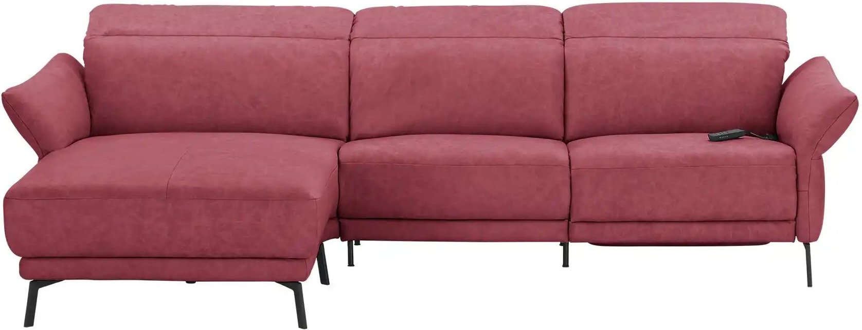 Wohnwert Ecksofa Leder Bellana ¦ rot ¦ Maße (cm): B: 291 H: 101 T: 176.0 Polstermöbel > Sofas > Ecksofas - Höffner