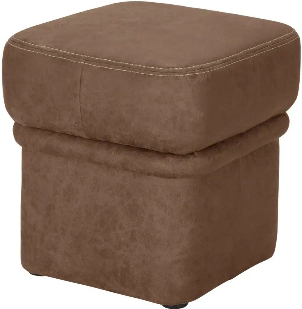 Hocker  Lech ¦ braun ¦ Maße (cm): B: 40 H: 46 T: 40.0 Polstermöbel > Hocker - Höffner