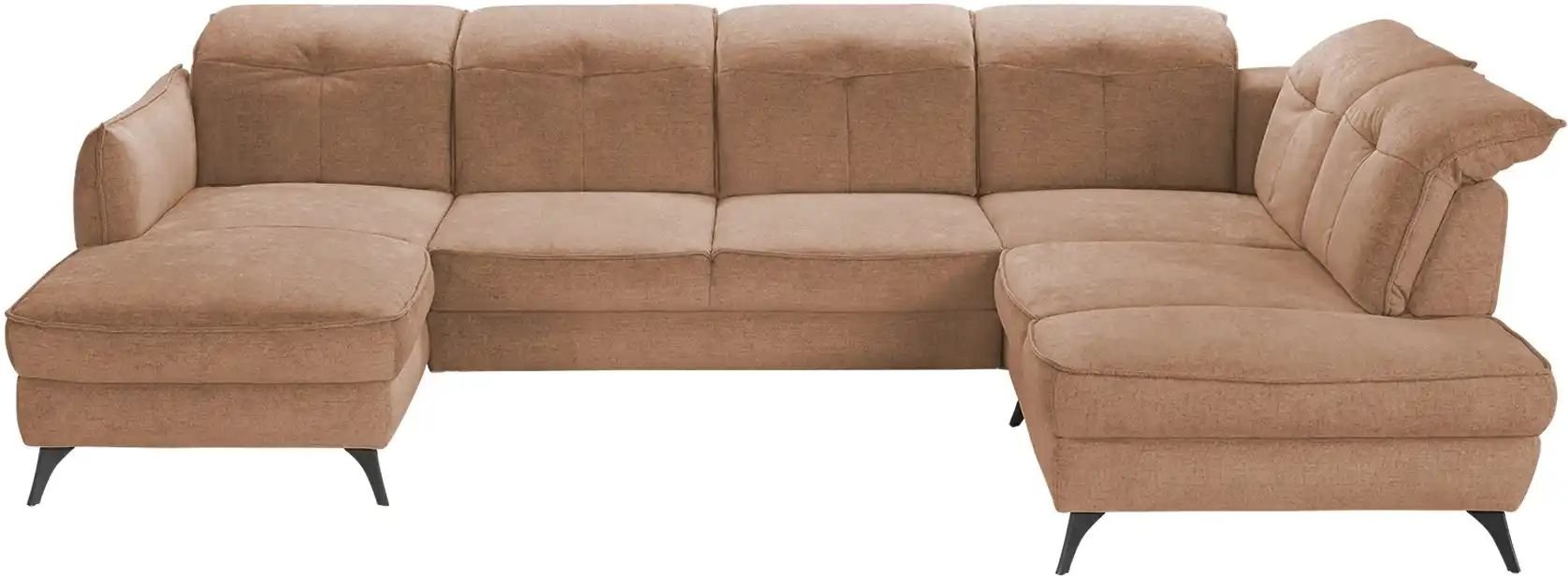 medium Wohnlandschaft inklusive diverser Funktionen Milan ¦ braun Polstermöbel > Sofas > Wohnlandschaften - Höffner