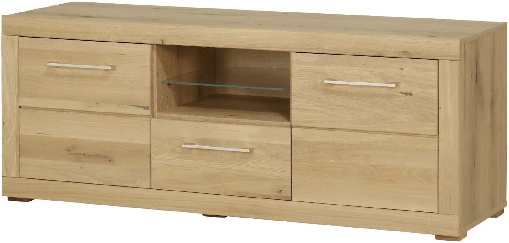 smart Lowboard Oslo ¦ holzfarben ¦ Maße (cm): B: 131 H: 52 T: 42.0 Kommoden & Sideboards > TV Lowboards - Höffner
