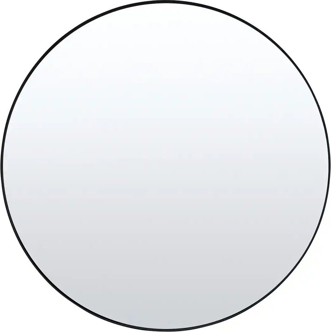 Spiegel 120 cm Liya ¦ schwarz ¦ Glas,Aluminium,Metall Ø: 120 Accessoires > Spiegel - Höffner