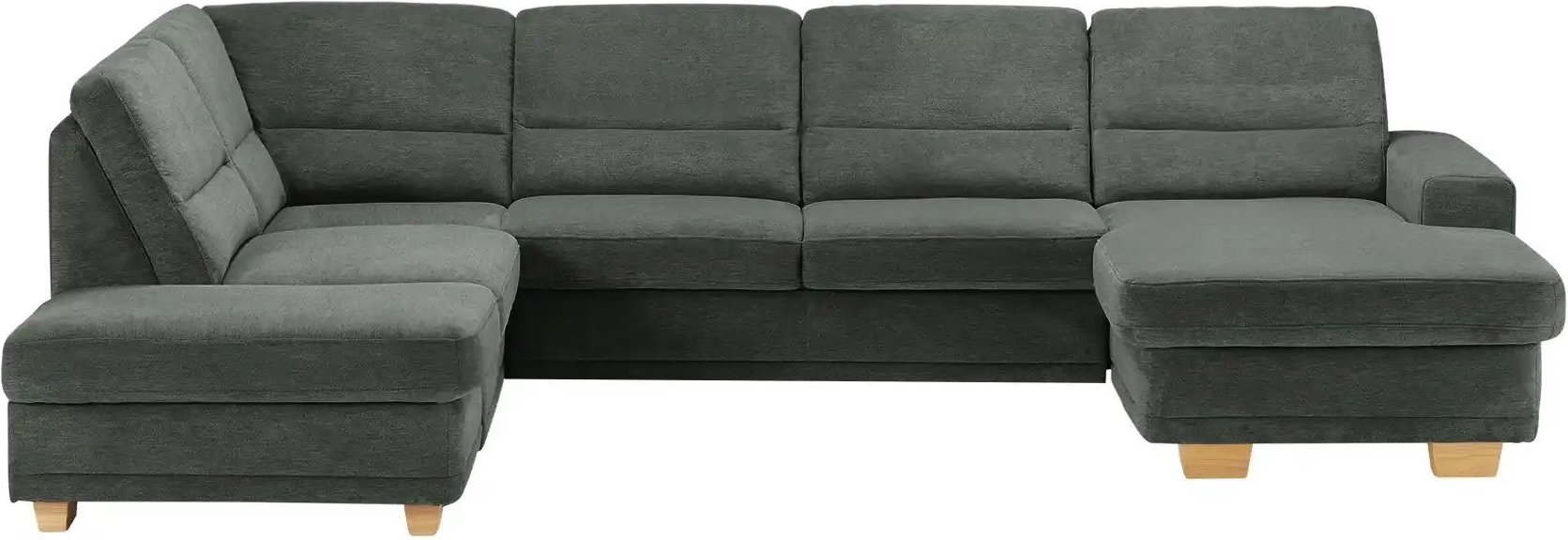 meinSofa Wohnlandschaft aus Mikrofaser Marc ¦ grau ¦ Maße (cm): B: 311 H: 85 T: 234.0 Polstermöbel > Sofas > Wohnlandsch...