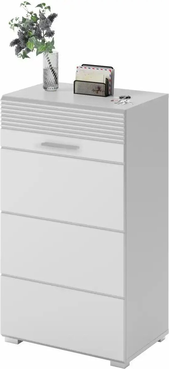 Thumbnail - Schuhschrank Linus ¦ weiß ¦ Maße (cm): B: 55 H: 96 T: 37.0 Garderoben & Kleiderstangen > Garderoben Schuhschränke - Höf...