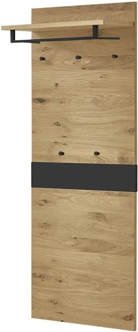 Thumbnail - Woodford Garderobenpaneel Lina ¦ holzfarben ¦ Holzwerkstoff ¦ Maße (cm): B: 80 H: 183 T: 27.0 Garderoben & Kleiderstang...