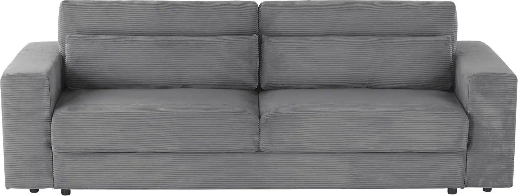 Big Sofa mit Schlaffunktion Branna ¦ grau ¦ Maße (cm): B: 250 H: 101 T: 105.0 Polstermöbel > Sofas > 2-Sitzer - Höffner