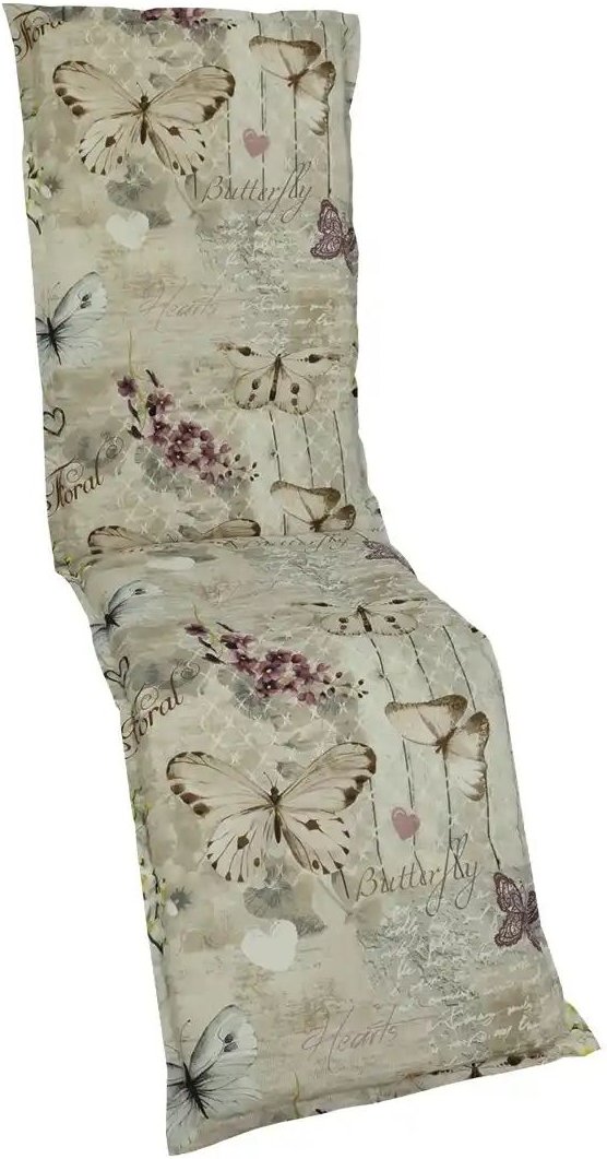 GO-DE Auflage Sommerfugl ¦ beige ¦ Maße (cm): B: 50 H: 6 Garten > Auflagen & Kissen > Outdoor-Sitzkissen - Höffner