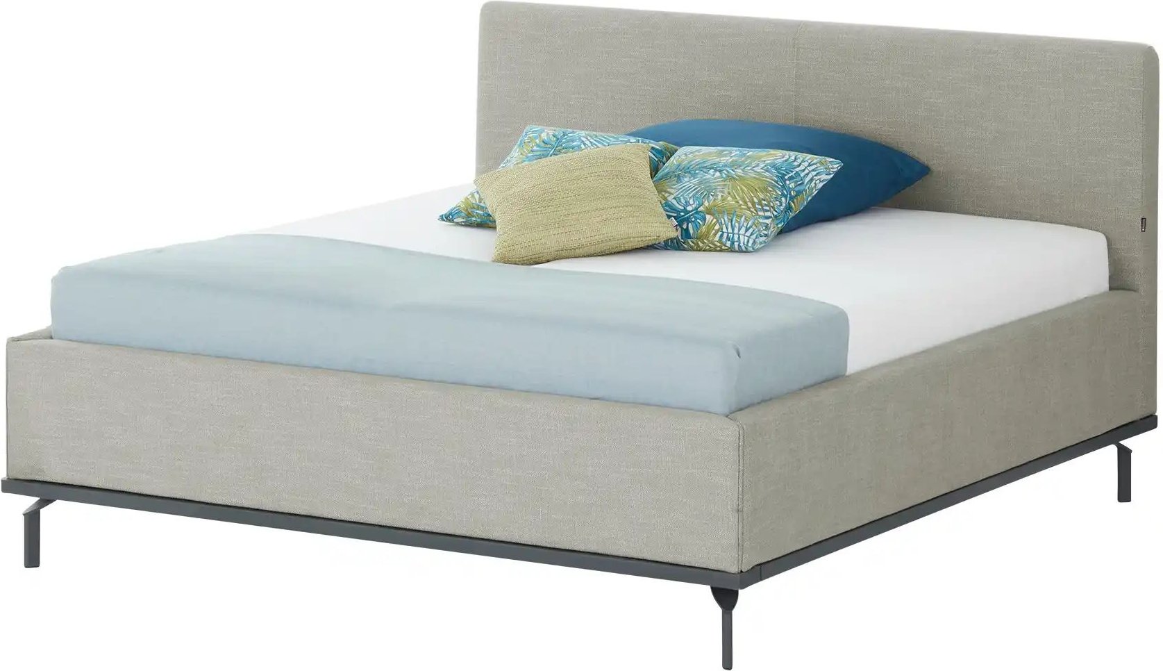 Musterring Polsterbett mit Bettkasten Delphi Variante D ¦ grau ¦ Maße (cm): B: 178 H: 118 Betten > Komfortbetten - Höffn...