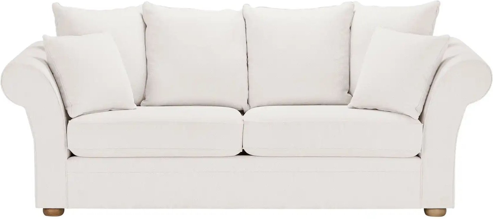 Sofa Olivia ¦ creme ¦ Maße (cm): B: 240 H: 100 T: 98.0 Polstermöbel > Sofas > 3-Sitzer - Höffner