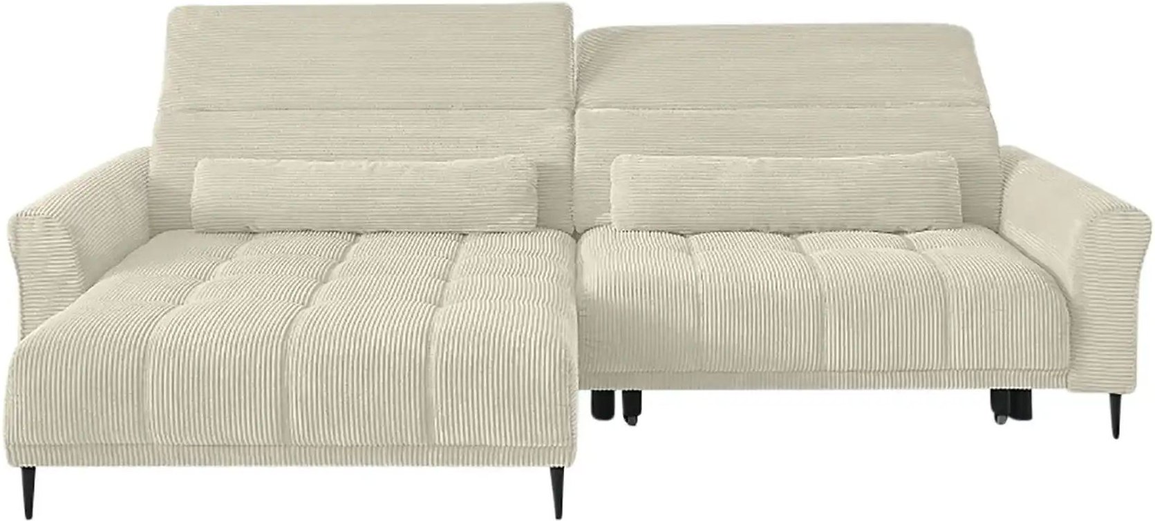 Ecksofa mit elektrischer Sitztiefenverstellung Logan ¦ beige ¦ Maße (cm): B: 277 H: 80 T: 179.0 Polstermöbel > Sofas > E...