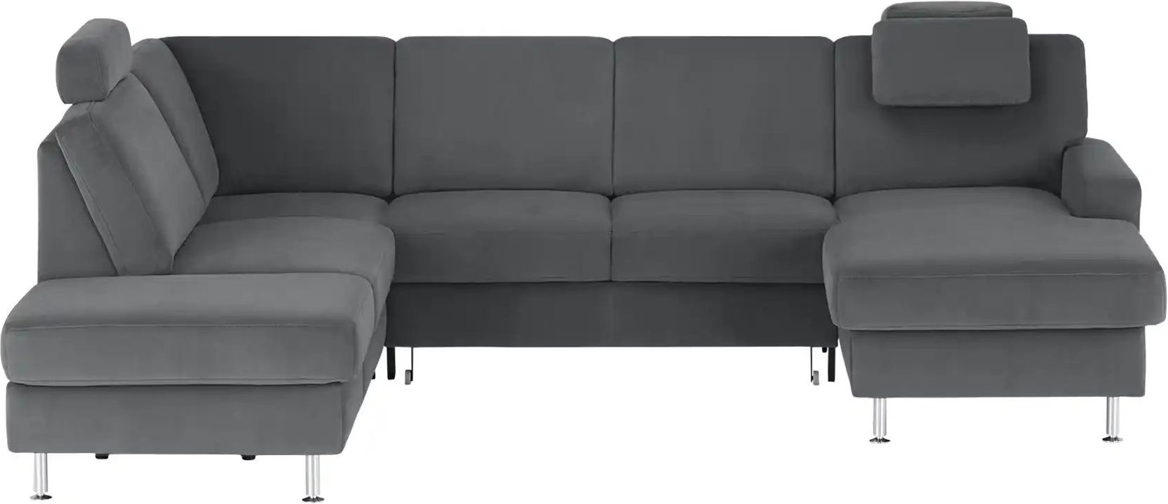 Thumbnail - meinSofa Wohnlandschaft Mit verschiedenen Funktionen verfügbar Jana ¦ grau ¦ Maße (cm): B: 309 H: 87 T: 235.0 Polstermöb...