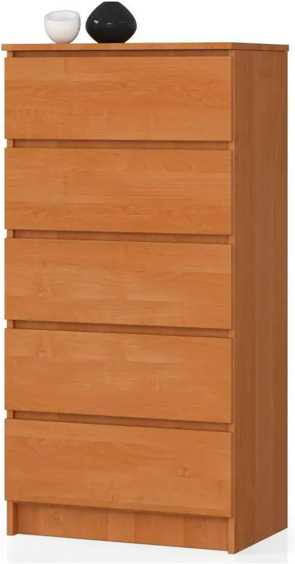 Kommode mit 5 Schubladen Kai ¦ braun ¦ Maße (cm): B: 60 H: 121 Kommoden & Sideboards > Kommoden - Höffner