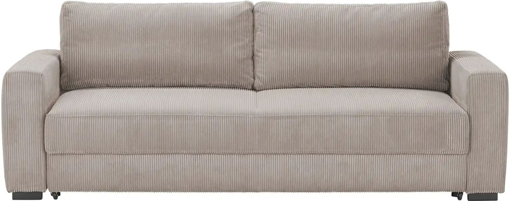 Querschläfer mit Schlaffunktion Lindsey ¦ braun ¦ Maße (cm): B: 244 H: 92 T: 114.0 Polstermöbel > Sofas > 2-Sitzer - Höf...