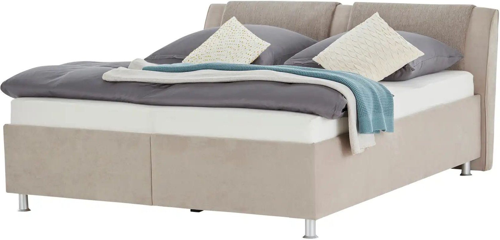 vanDoorn Polsterbett mit Bettkasten Talea ¦ beige ¦ Maße (cm): B: 172 H: 98 Betten > Polsterbetten - Höffner