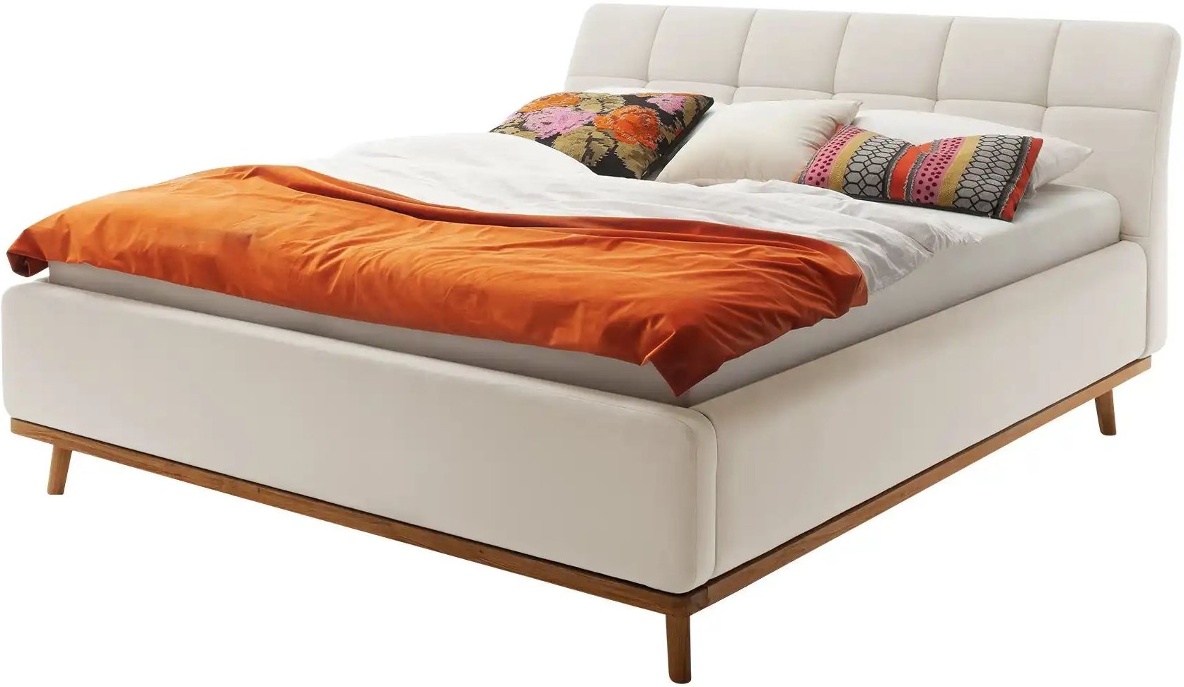 maison bleue Polsterbettgestell mit Bettkasten Merla ¦ beige ¦ Maße (cm): B: 196 H: 105 Betten > Komfortbetten - Höffner