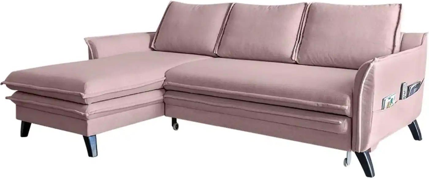 Miuform Ecksofa mit Schlaffunktion Charming Charlie ¦ rosa/pink ¦ Maße (cm): B: 228 H: 90 Polstermöbel > Sofas > Ecksofa...