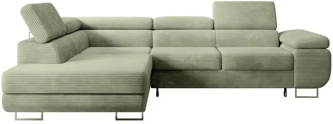 Selsey Ecksofa mit Schlaffunktion Stevil ¦ grün ¦ Maße (cm): B: 275 H: 90 Polstermöbel > Sofas > Ecksofas - Höffner