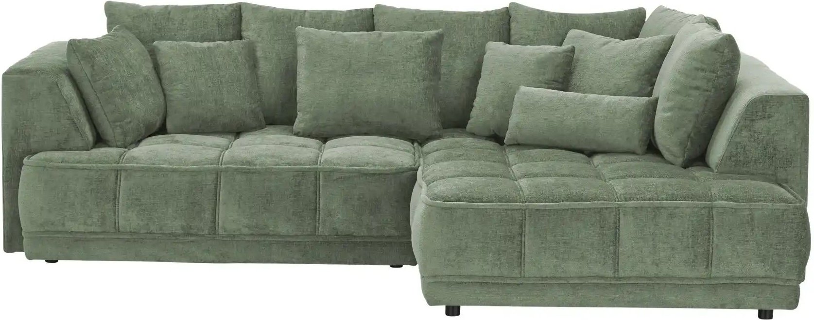 switch Ecksofa Tiga ¦ grün ¦ Maße (cm): B: 285 H: 88 T: 205.0 Polstermöbel > Sofas > Ecksofas - Höffner