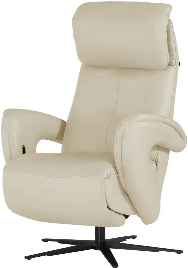 Hukla Relaxsessel aus Leder Pierre ¦ creme ¦ Maße (cm): B: 75 H: 115 T: 87.0 Polstermöbel > Sessel > Relaxsessel - Höffn...