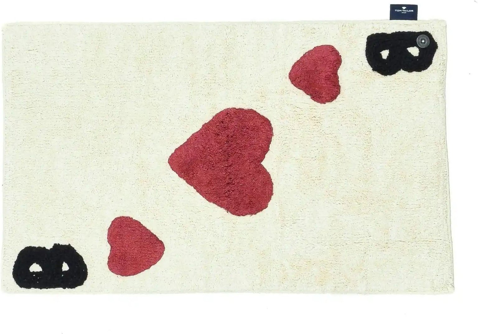 Tom Tailor Badematte Bing Heart ¦ rot ¦ Baumwolle ¦ Maße (cm): B: 60 H: 2 Teppiche > Läufer - Höffner
