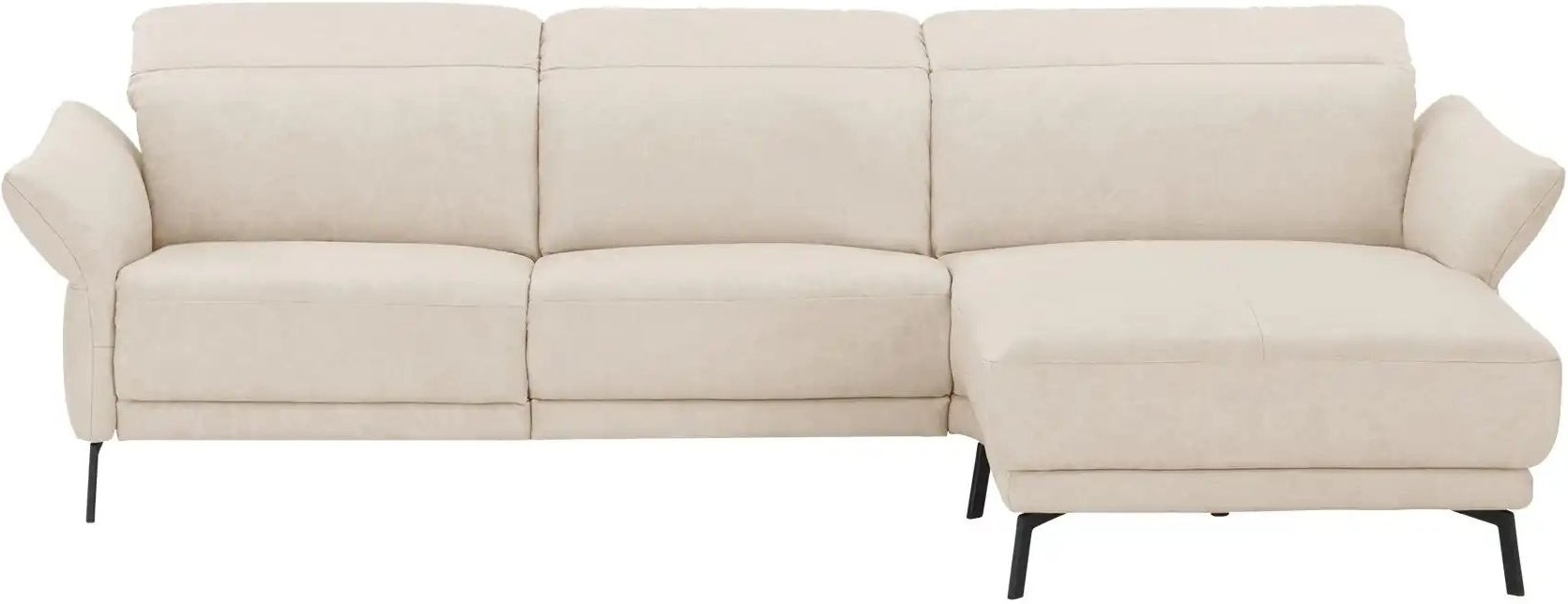 Wohnwert Ecksofa Leder Bellana ¦ beige ¦ Maße (cm): B: 285 H: 101 T: 161.0 Polstermöbel > Sofas > Ecksofas - Höffner