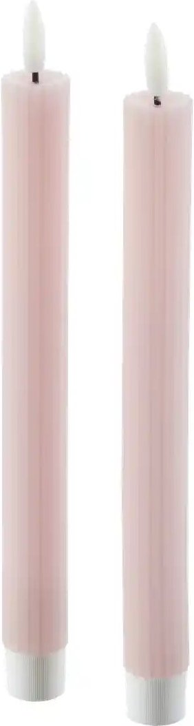 HOME STORY LED Stabkerze 2er Set ¦ rot ¦ Paraffin,Kunststoff ¦ Maße (cm): H: 20 Ø: 2.2 Weihnachten - Höffner