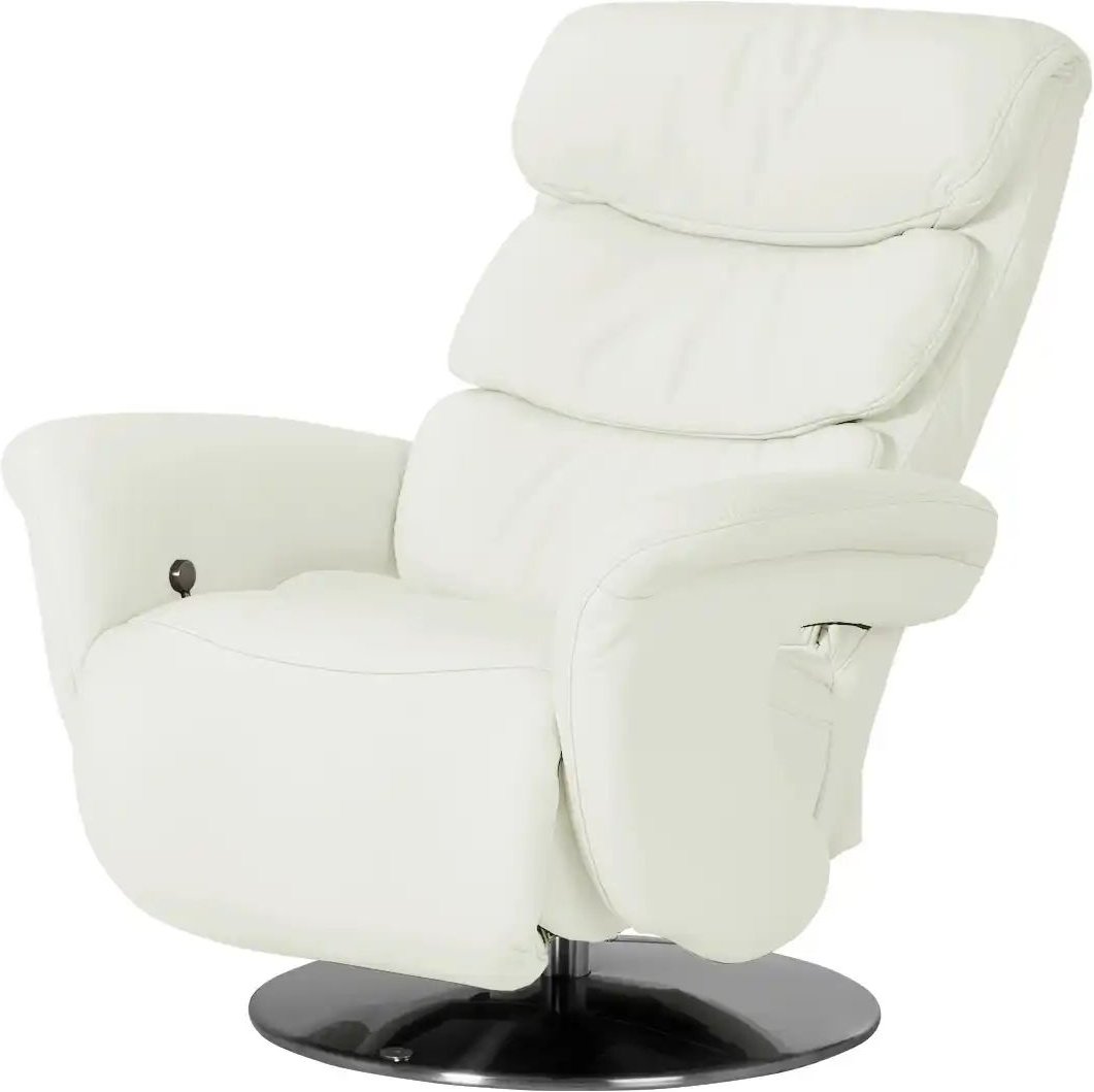 himolla Leder-Relaxsessel Leder 7628 ¦ weiß ¦ Maße (cm): B: 83 H: 107 T: 88.0 Polstermöbel > Sessel > Fernsehsessel - Hö...