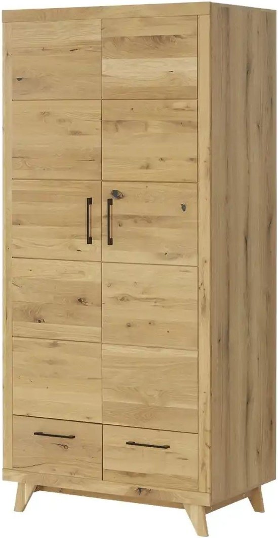 smart Kleiderschrank Oslo ¦ holzfarben ¦ Maße (cm): B: 104 H: 209 T: 62.0 Schränke > Kleiderschränke > Drehtürenschränk...