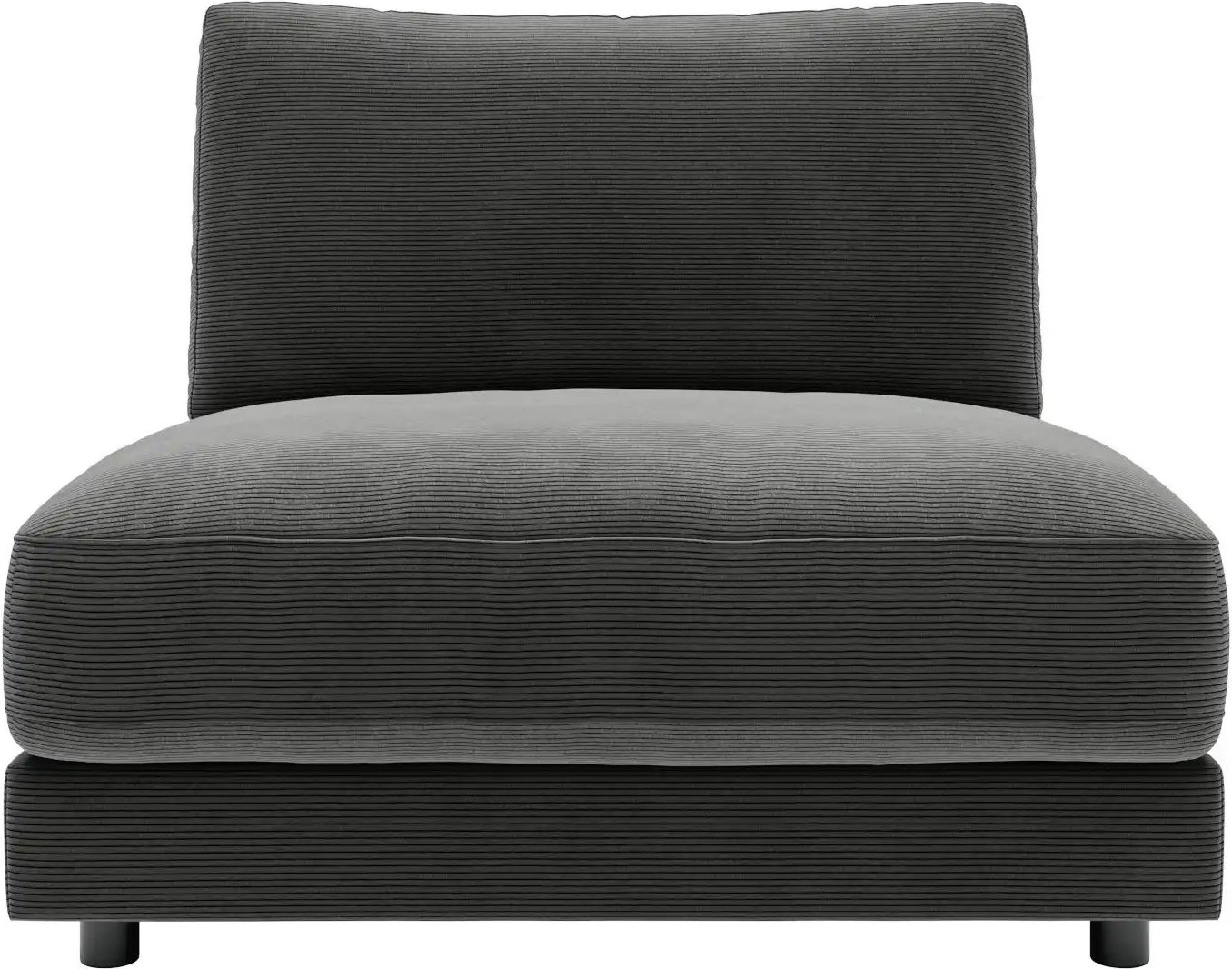 Jette Home Element Einsitzer ohne Armlehne in Feincord Sila ¦ grau ¦ Maße (cm): B: 100 H: 85 T: 127.0 Polstermöbel > Sof...