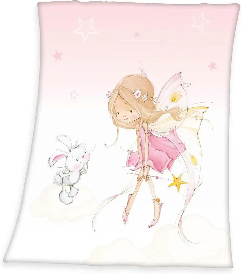 Herding Plaid Little Fairy Fee ¦ mehrfarbig ¦ Fleece ¦ Maße (cm): B: 130 H: 1 Dekokissen & Decken > Kuscheldecken & Woh...