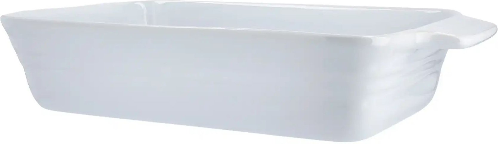 KHG Auflaufform ¦ weiß ¦ Steinzeug/Steingut ¦ Maße (cm): B: 19,5 H: 6,5 Küchenzubehör & Helfer > Bratformen & Auflauff...