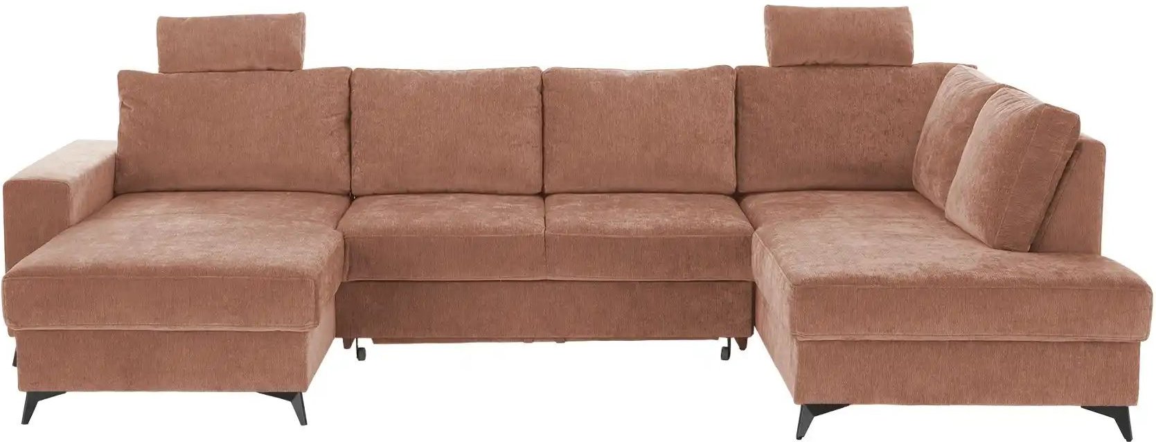 uno Wohnlandschaft mit Schlaffunktion Salamanca ¦ rot ¦ Maße (cm): B: 280 H: 87 T: 189.0 Polstermöbel > Sofas > Schlafso...