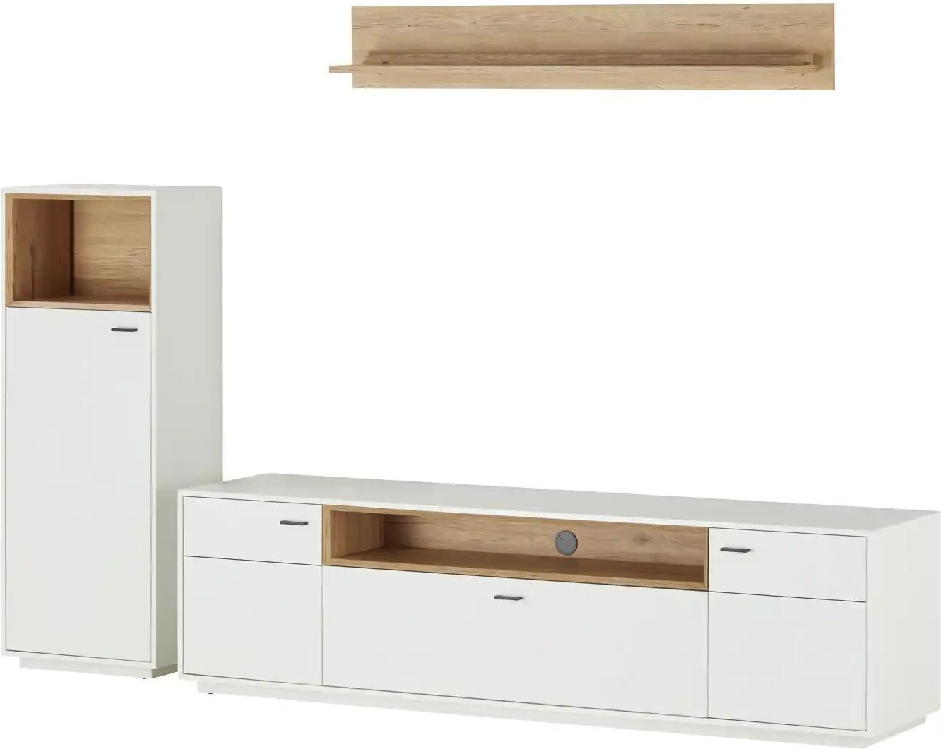 Thumbnail - Jette Home Wohnkombination Coruna ¦ weiß ¦ Maße (cm): B: 263 H: 172 T: 50.0 Kommoden & Sideboards > Wohnwände - Höffner