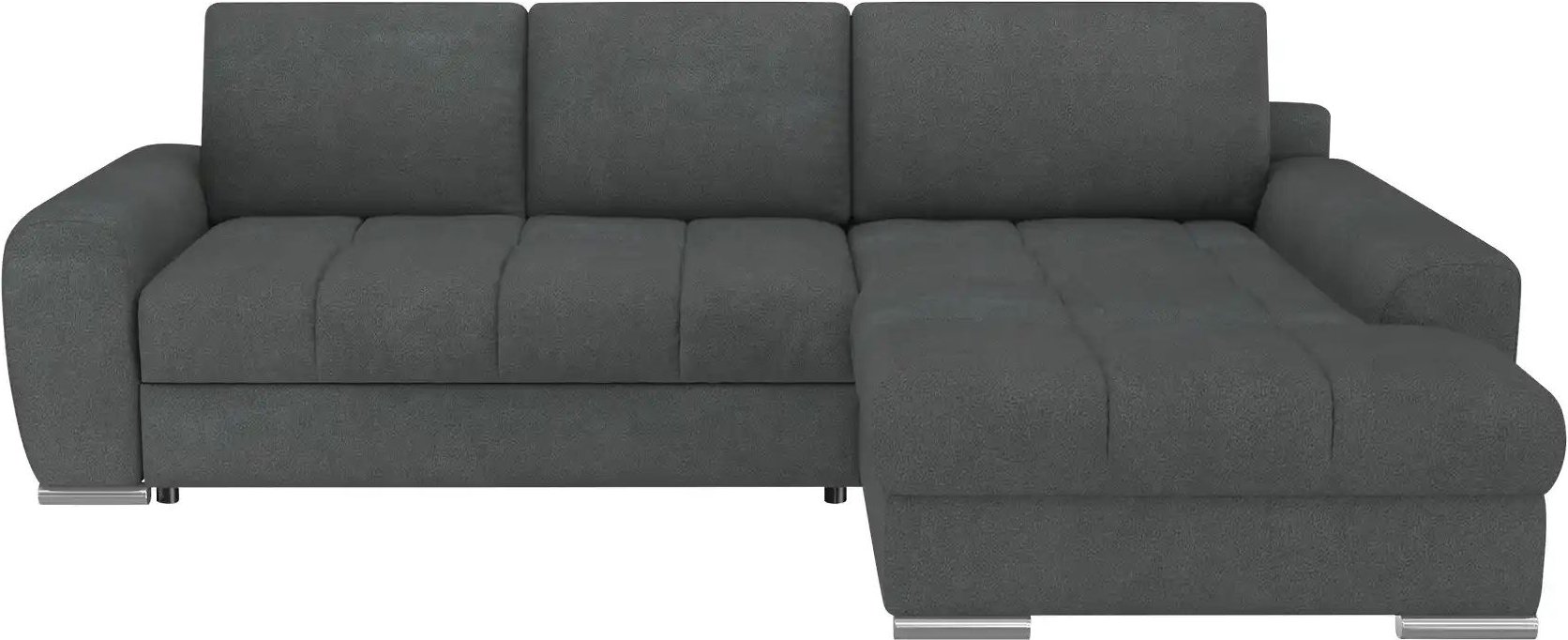 bobb Ecksofa mit Funktion Soumia ¦ grau ¦ Maße (cm): B: 283 H: 91 T: 181.0 Polstermöbel > Sofas > 3-Sitzer - Höffner