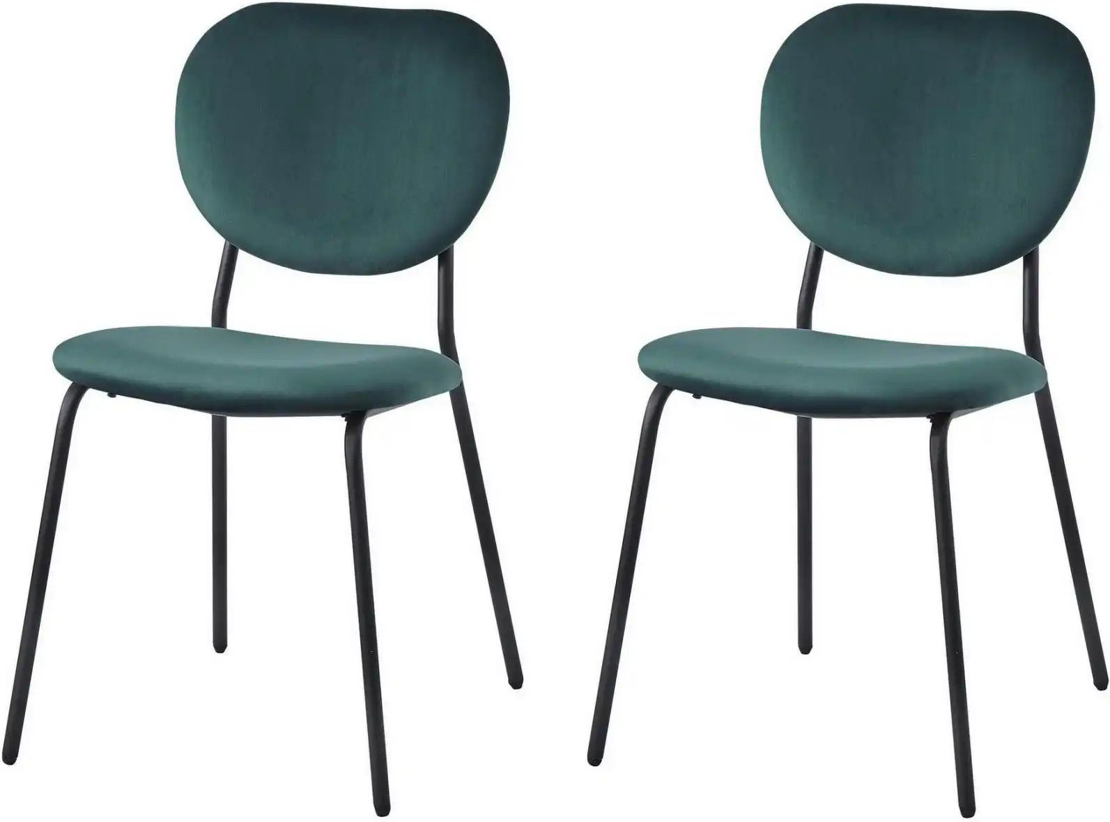 Stuhl 2er-Set Suzuka ¦ grün ¦ Maße (cm): B: 49 H: 82,5 Stühle > Polsterstühle - Höffner