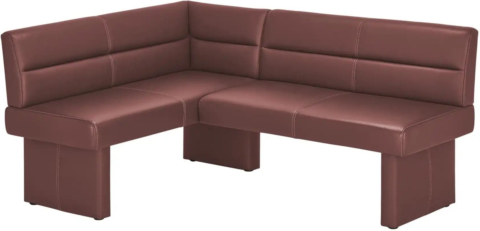 Eckbank Leder Canto II ¦ rot ¦ Maße (cm): H: 85 Bänke > Eckbänke - Höffner