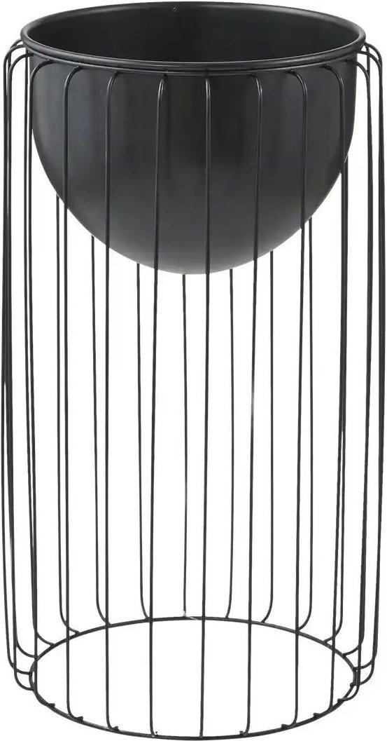 HOME STORY Blumenständer ¦ schwarz ¦ Eisen ¦ Maße (cm): H: 51 Ø: 28.5 Accessoires > Dekoartikel - Höffner