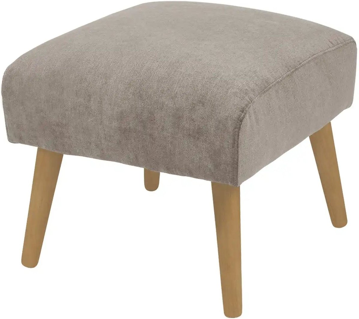 SOHO Polsterhocker Jolyn ¦ grau ¦ Maße (cm): B: 49 H: 45 T: 49.0 Polstermöbel > Hocker - Höffner