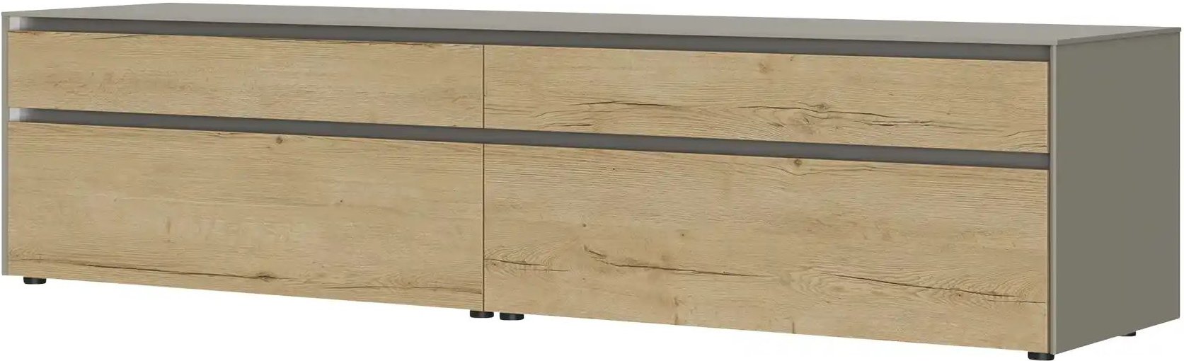 Content Lowboard Metro Line ¦ grau ¦ Maße (cm): B: 244 H: 59 T: 60.0 Kommoden & Sideboards > Lowboards - Höffner