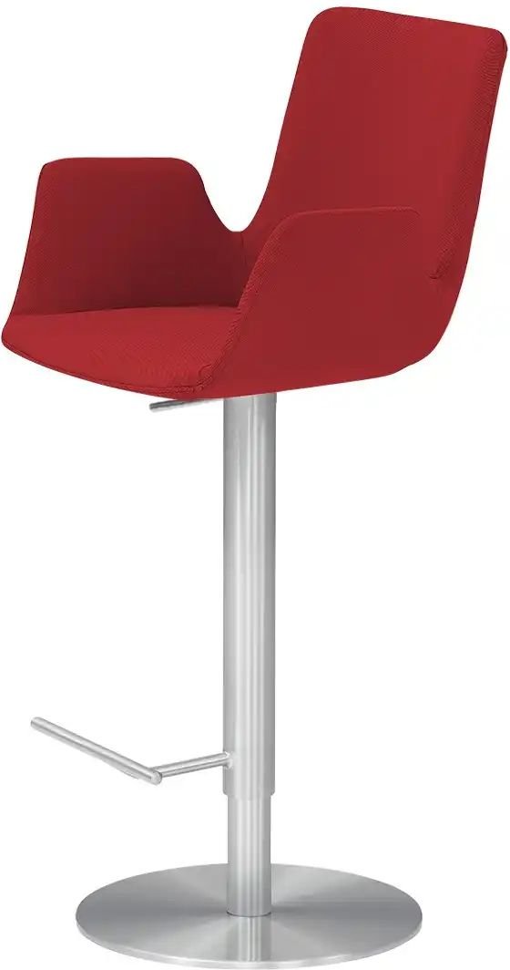 Barhocker MyHelios ¦ rot ¦ Maße (cm): B: 52 T: 35.0 Polstermöbel > Hocker > Barhocker - Höffner