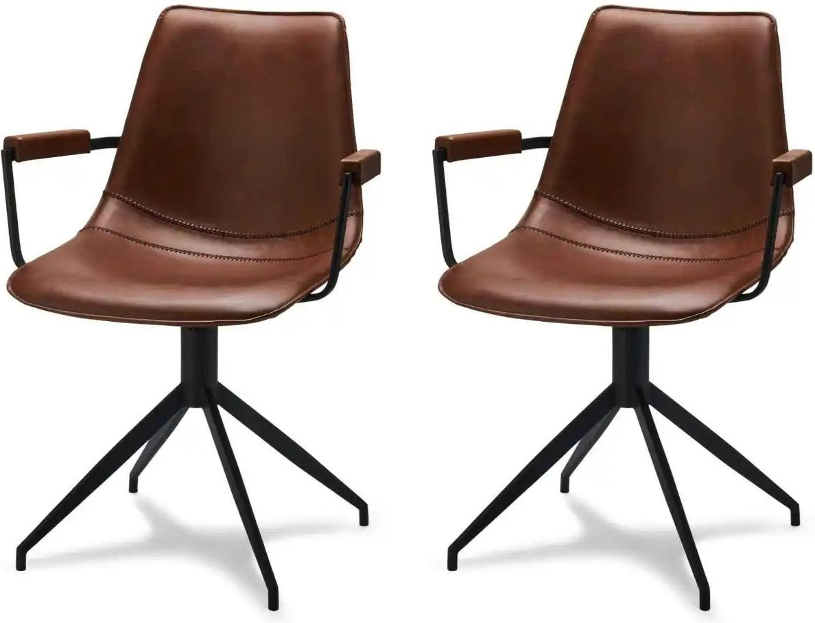 Furnhouse Esszimmerstuhl 2er-Set Isabel ¦ braun ¦ Maße (cm): B: 59 H: 85 Stühle > Polsterstühle - Höffner