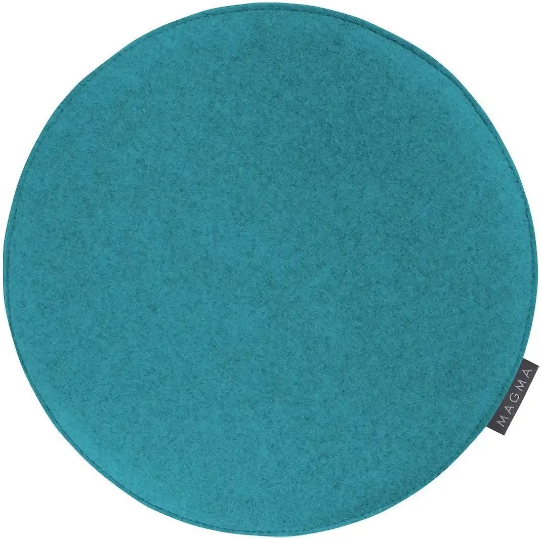 MAGMA Stuhlkissen Avaro ¦ blau ¦ Maße (cm): H: 2 Ø: 35 Dekokissen & Decken > Kissen > Stuhlkissen - Höffner