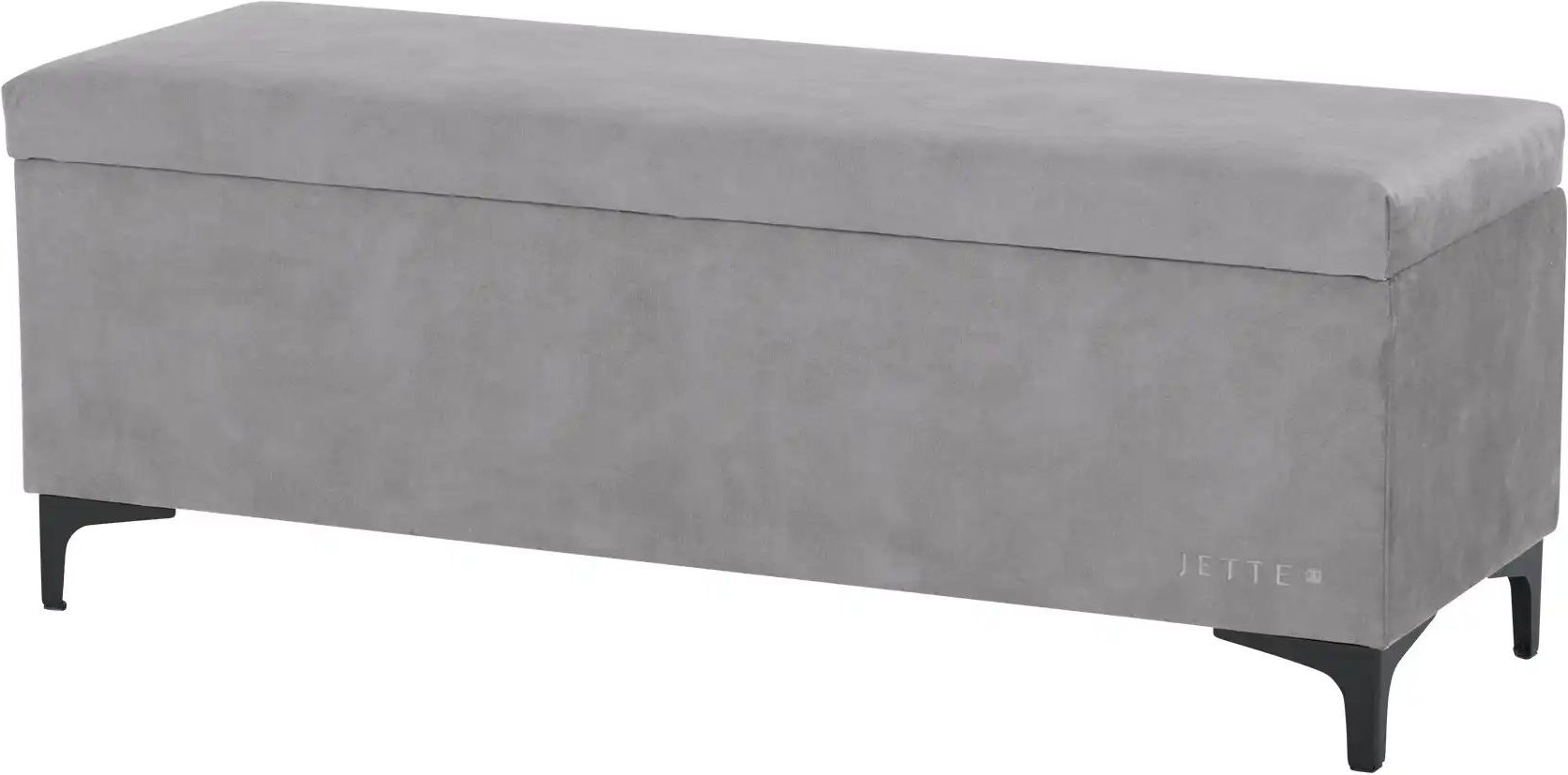 Jette Home Bettbank mit Stauraum Jette Patch ¦ grau ¦ Maße (cm): B: 122 H: 47 T: 42.0 Bänke > Einzelbänke - Höffner